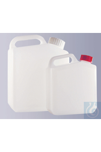 3Articles like: Jerrycan, HDPE, natural, complete with screw cap, GL 28, 1000 ml Jerrycan,...